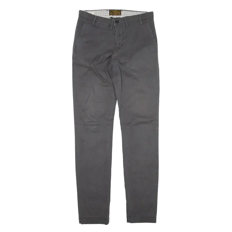 RIFLE Trousers Grey Slim Straight Womens W28 L31