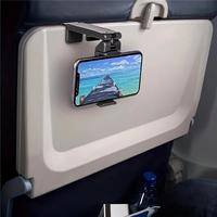 360 Degree Rotatable Phone Holder, 1 Count Universal Multi-angle Adjustable Phone Stand, Phone Accessories for Flying Traveli...