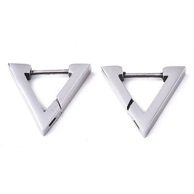Non-Tarnish 304 Stainless Steel Huggie Hoop Earrings