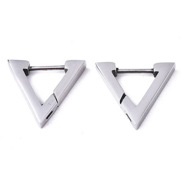 Non-Tarnish 304 Stainless Steel Huggie Hoop Earrings