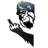 Flipping Off Bigfoot, Peaking Bigfoot, MetalPeaking Flip off Bigfoot, Peek A BooBigfoot,Garden Farm Decoration