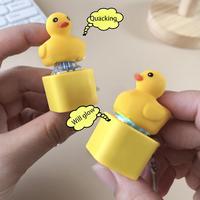 Duck Quacking Fidget Rechargeable Keychain Colorful Lights