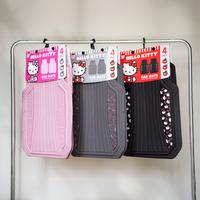 Hello Kitty Trimmable Rubber Car Floor Mats - 4 Piece Set Front & Rear Universal Fit