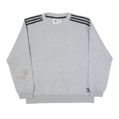ADIDAS Sweatshirt Grey Mens S