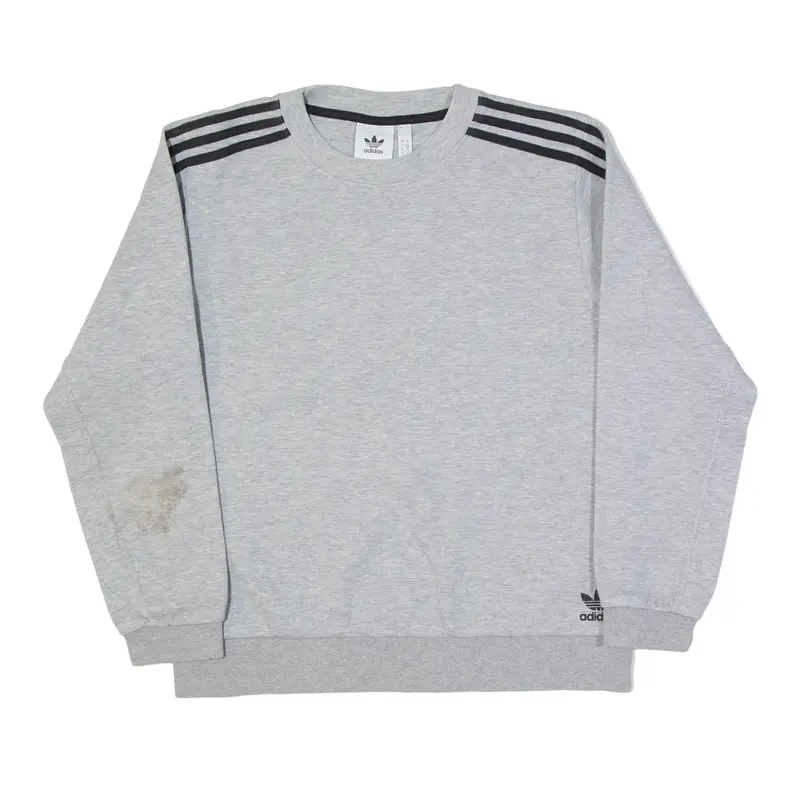 ADIDAS Sweatshirt Grey Mens S