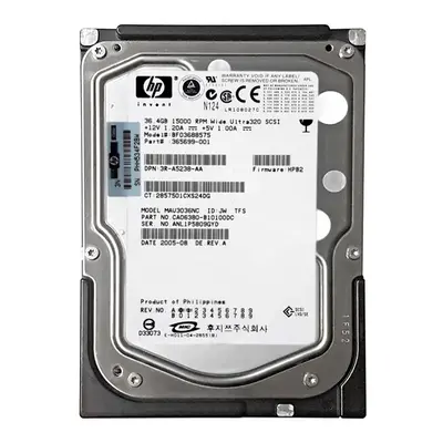 3R-A5238-AA HP 36.4GB Ultra-320 SCSI 15000 3.5-inch 8MB Hard Drive