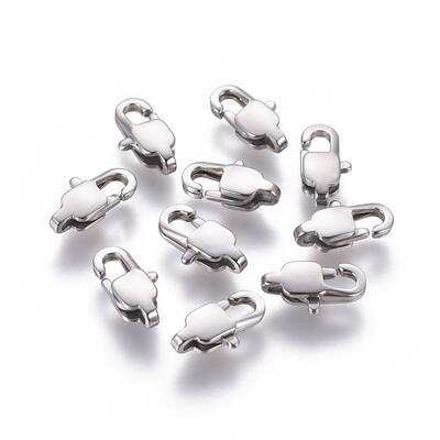Non-Tarnish 304 Stainless Steel Lobster Claw Clasps
