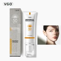 VGO-Universal Tinted MoisturizerSPF 50+ Earthy yellow liquid lt can be used asfoundation liquid-A Skincare Sunscreen Facial U...