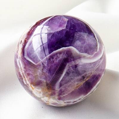 Natural Amethyst Crystal Ball