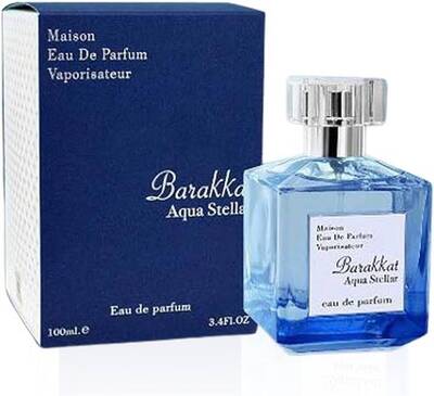 Barakkat Aqua Stellar Perfume for Unisex - Eau de Parfum Spray 3.4 oz