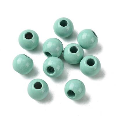 Spray Painted 202 Stainless Steel Beads