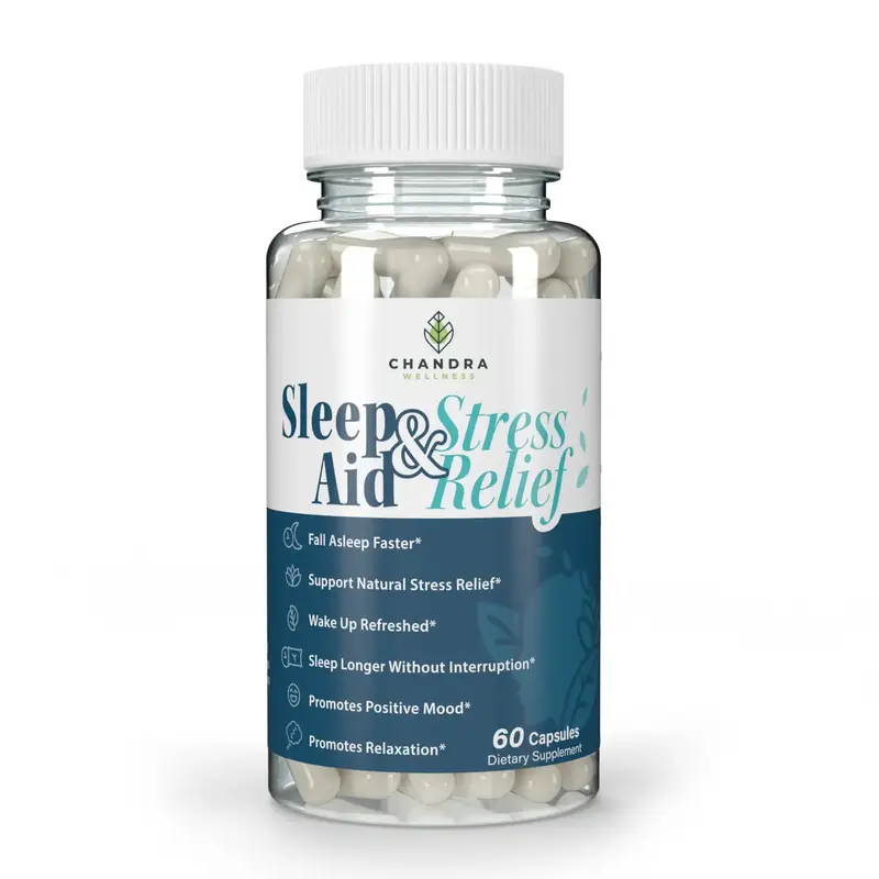 Chandra Wellness Sleep & Stress Relief Capsules