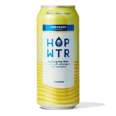 HOPWTR - Lemonade Flavor - Sparking Hop Water - 16oz Cans