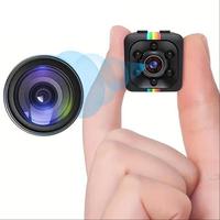 Portable Mini Camera, USB Rechargeable HD Video Recording Camera with Night Vision, Motion-Detection Camera for Home Securit...