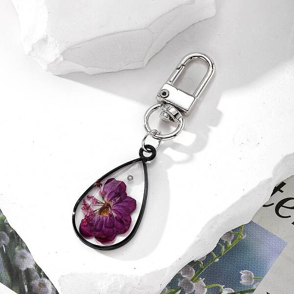 Epoxy Resin Dried Flower Pendant Decorations