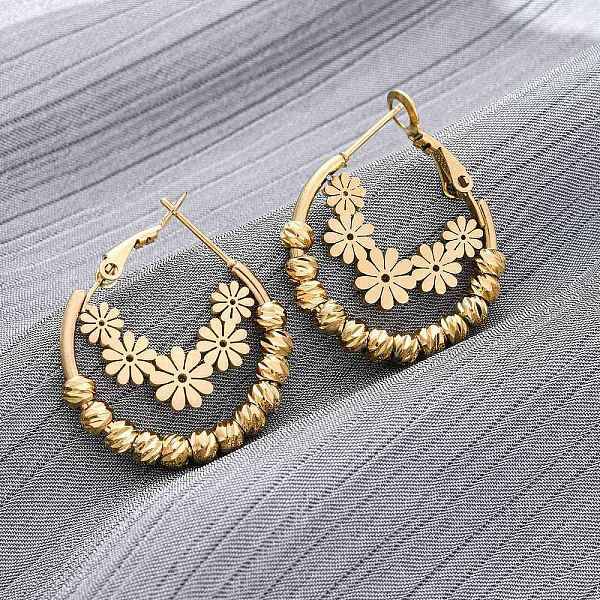 304 Stainless Steel Hoop Earrings