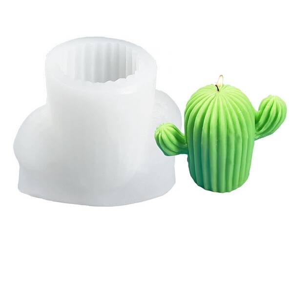 DIY Woolen Cactus Candle Mold Silicone