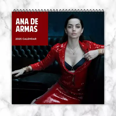 Ana De Armas 2025 Wall Calendar