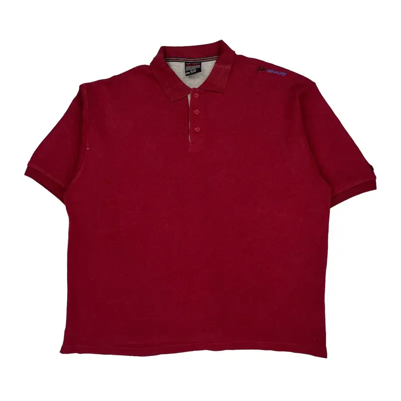 Fubu Polo Shirt - 2XL Red Cotton