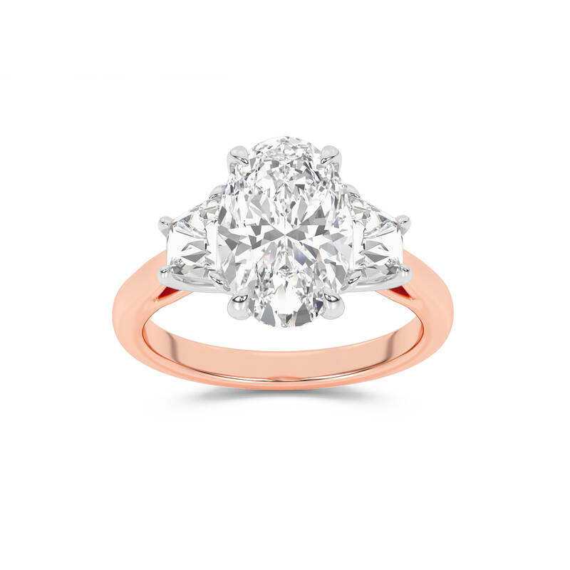 Amara Chand Lab Grown Diamond Engagement Ring | Rose Gold 1 3/4-4 3/4 CT. TW.