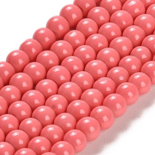 Painted Glass Bead Strands