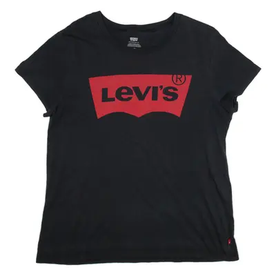 LEVI'S Womens T-Shirt Black L