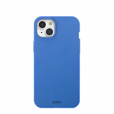 Electric Blue iPhone 15 Plus Case