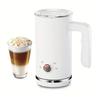 Electric Milk Frother, Large Capacity 4-in-1 Automatic Foam Maker & Steam Engine, for Hot & Cold Beverages, Coffee, Cappuccin...