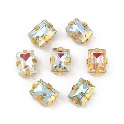 Brass Glass Rhinestone Sew on Rhinestones