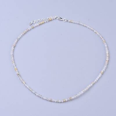 Natural Rutilated Quartz Beaded Necklaces
