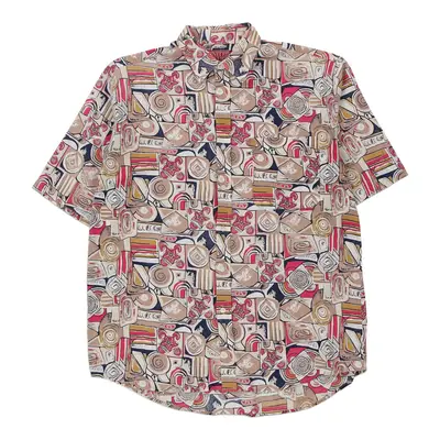 United Blues Short Sleeve Shirt - Medium Multicoloured Cotton