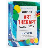 Guided Art Therapy Card Deck: 75 Activities to Explore Your Feelings and Manage Your Emotional Well-Being -- Emily Sharp - Ot...