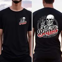 Dads With Beards Are Better T-shirt, Funny Dad T-shirt, Cool Dad T-shirt, Dad Life, Dad Birthday Gift Tee, Skeleton Dad, Fath...