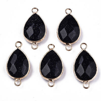 Synthetic Blue Goldstone Links Connectors