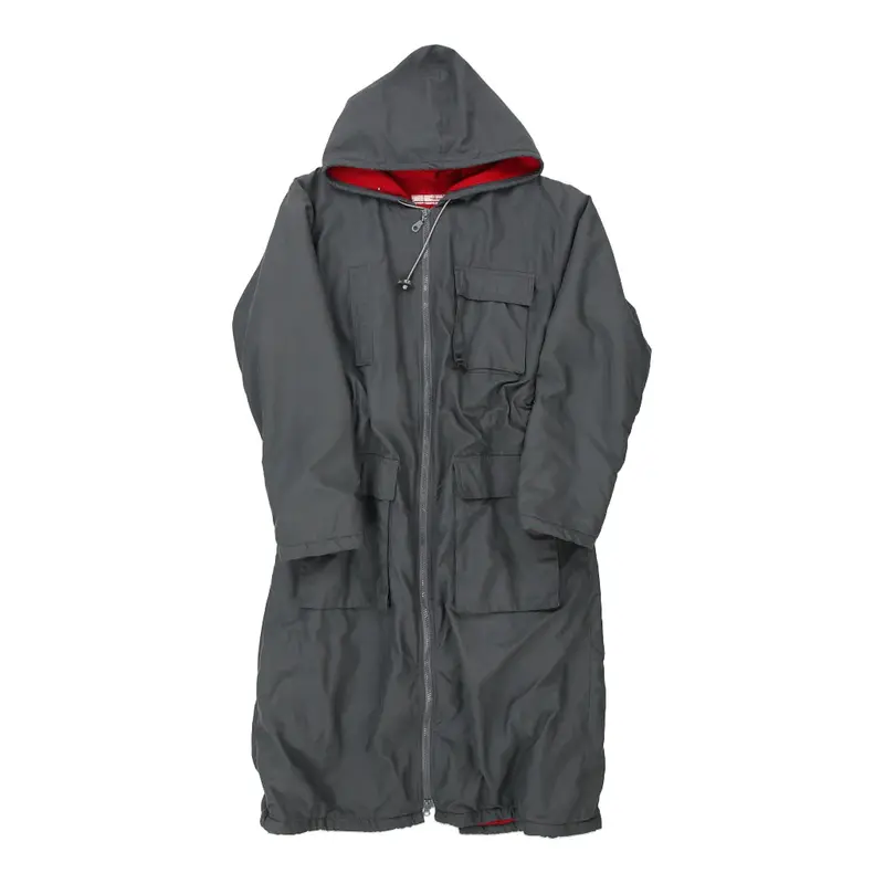Tracks Coat - Medium Grey Polyester Blend