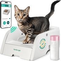 Self Cleaning Open Top Automatic Cat Litter Box, APP Control, Smart Self-Cleaning, Easy to Maintain, Electric Self Scooping, ...
