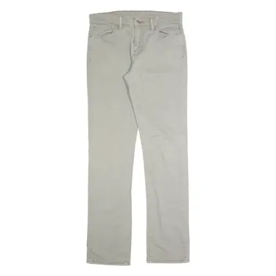 LEVI'S 511 Mens Trousers Grey Slim Straight W32 L34
