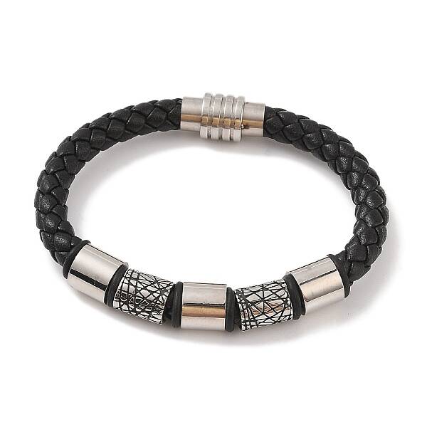 Braided Microfiber Leather Cord Bracelets