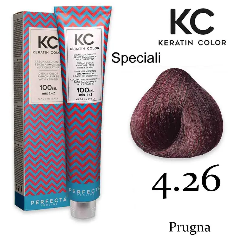 Kc Crema Colorante Alla Cheratina 100 Ml 4.26