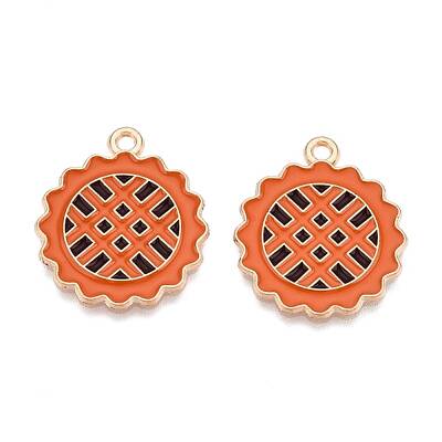 Thanksgiving Day Theme Alloy Enamel Pendants