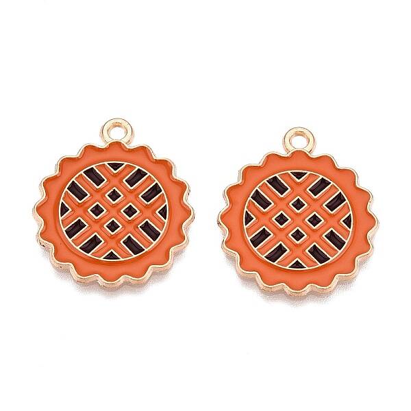 Thanksgiving Day Theme Alloy Enamel Pendants