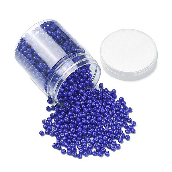 1300Pcs Baking Paint Glass Round Seed Beads