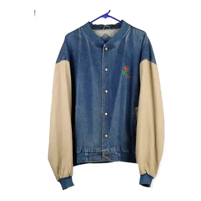 La Loving Varsity Jacket - XL Blue Cotton