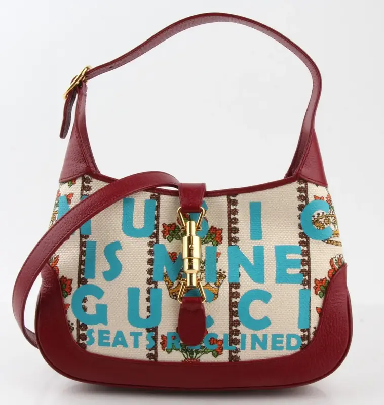 Pre-owned GUCCI Canvas Shoulder Bags Jackie 1961 Centennial 100th Anniversary Shoulder Bag