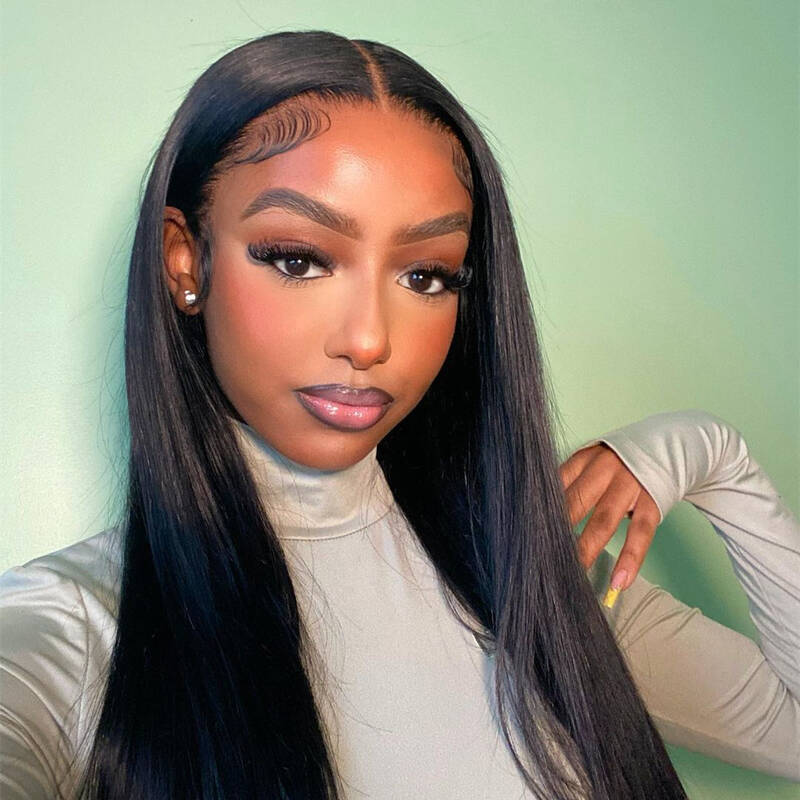 Straight Wear & Go Glueless HD 13x4 Wig / BGM Hair