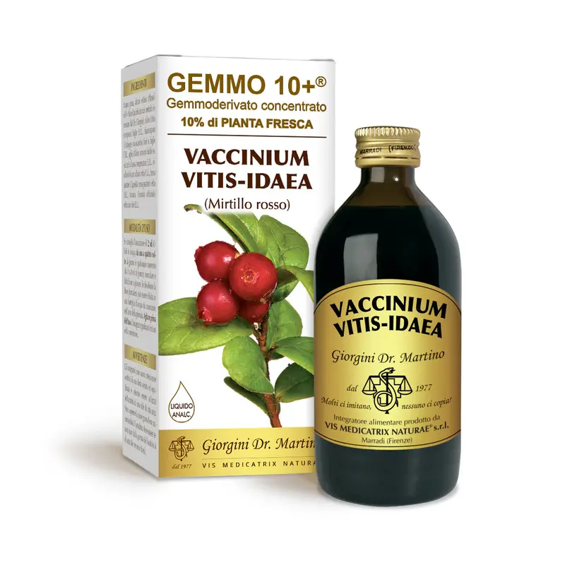 Dr Giorgini gemmo 10+ cranberry 200 ml non-alcoholic liquid