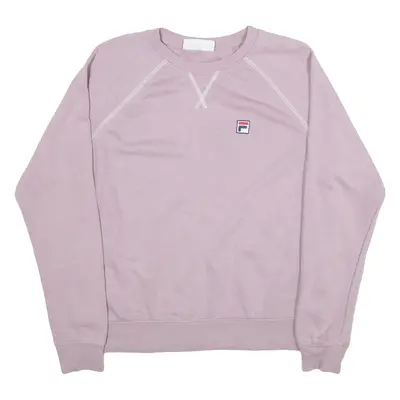 FILA Womens Sweatshirt Purple M