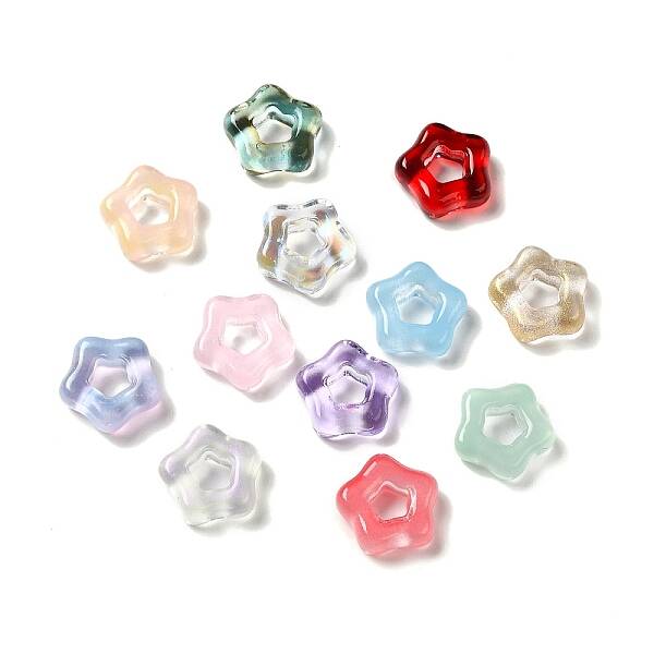 Transparent Glass European Bead