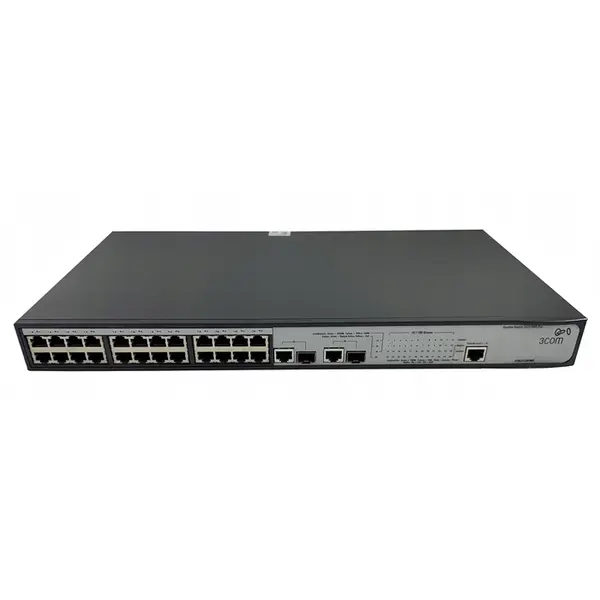 3Com 3CBLSF26PWR-US | Baseline 2226 Plus 24 x RJ-45 Ports 10/100Base-TX + 2 x Shared SFP Ports Layer 2 Managed Rack-mountable...