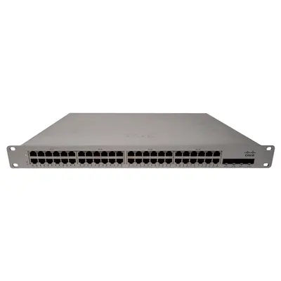 Cisco MS210-48FP-HW | Meraki MS210 Series MS210-48FP 48 x RJ-45 Ports PoE+ 10/100/1000Base-T + 4 x SFP Uplinks Ports Layer 2 ...